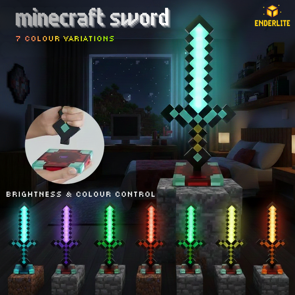 EnderLite™ - Minecraft Inspired Sword Lamp