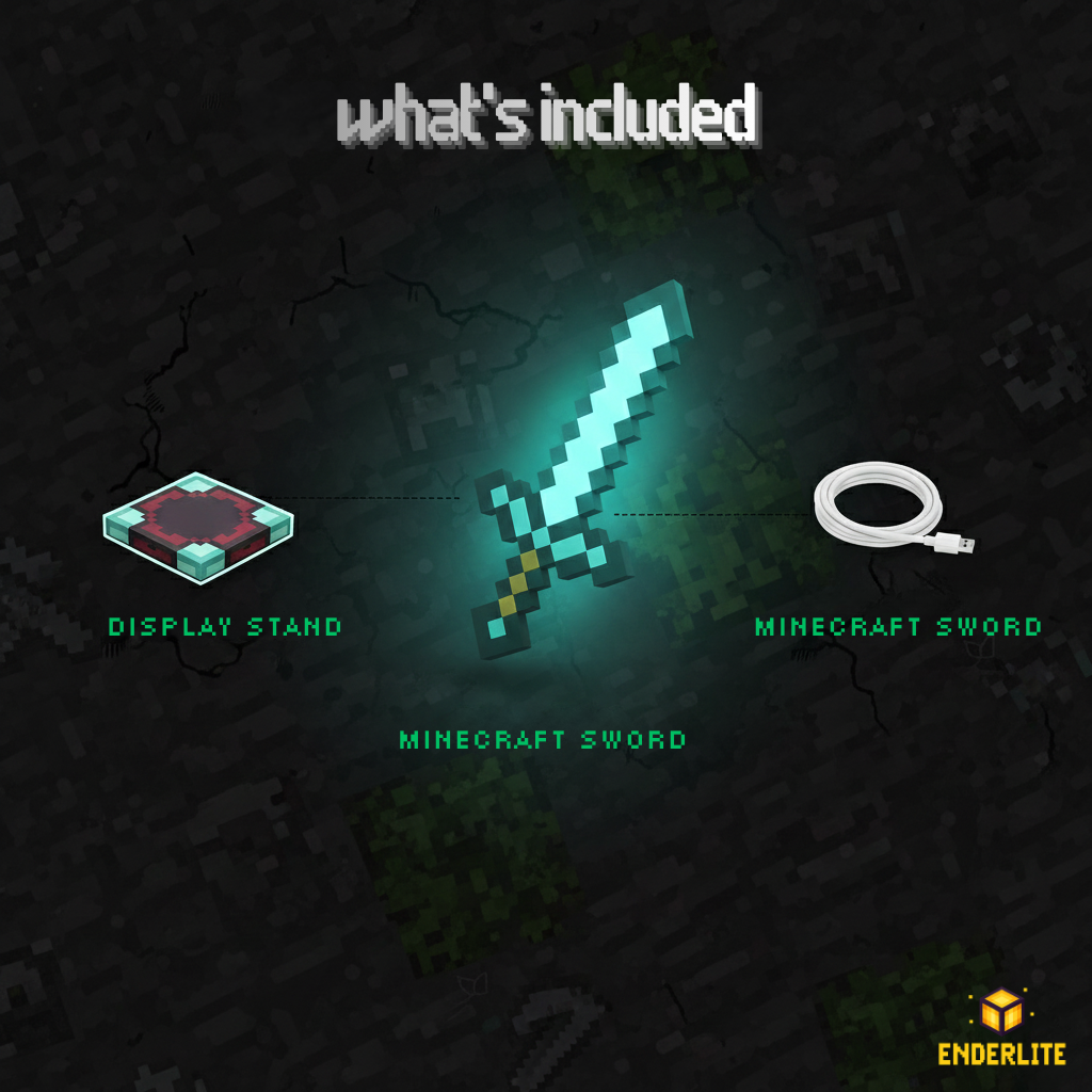 EnderLite™ - Minecraft Inspired Sword Lamp